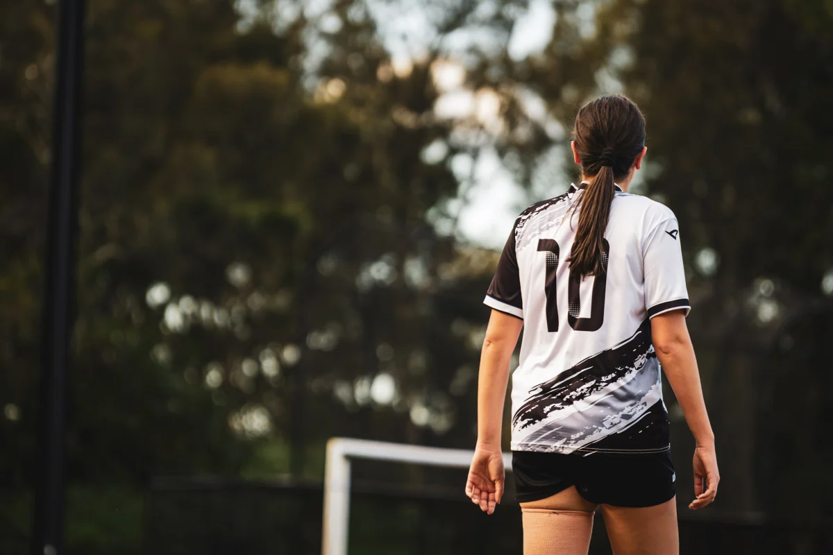 Concord soccer player wearing number 10 on the field